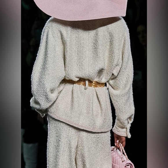 Designer Wool Tweed Jacket - Picture 2 of 10